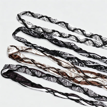 Bohemian Paisley Printed Scarf Waist Belt