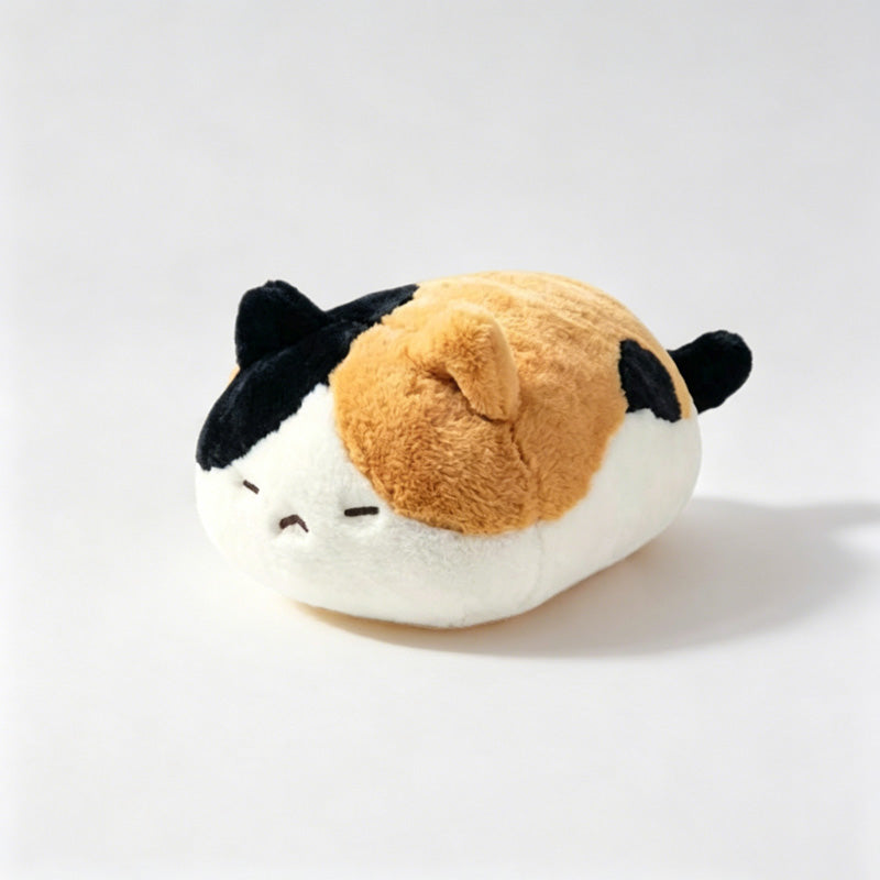 Fluffy Lying Cat Plush Wrist Cushion Doll