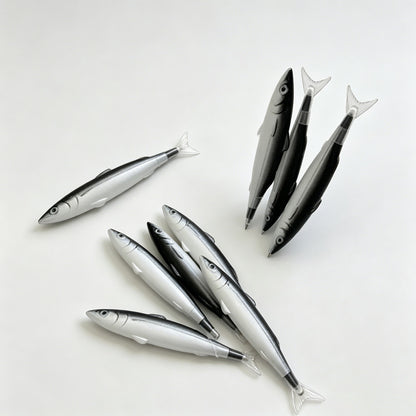 Fish Shaped Pull Cap Ballpoint Pen