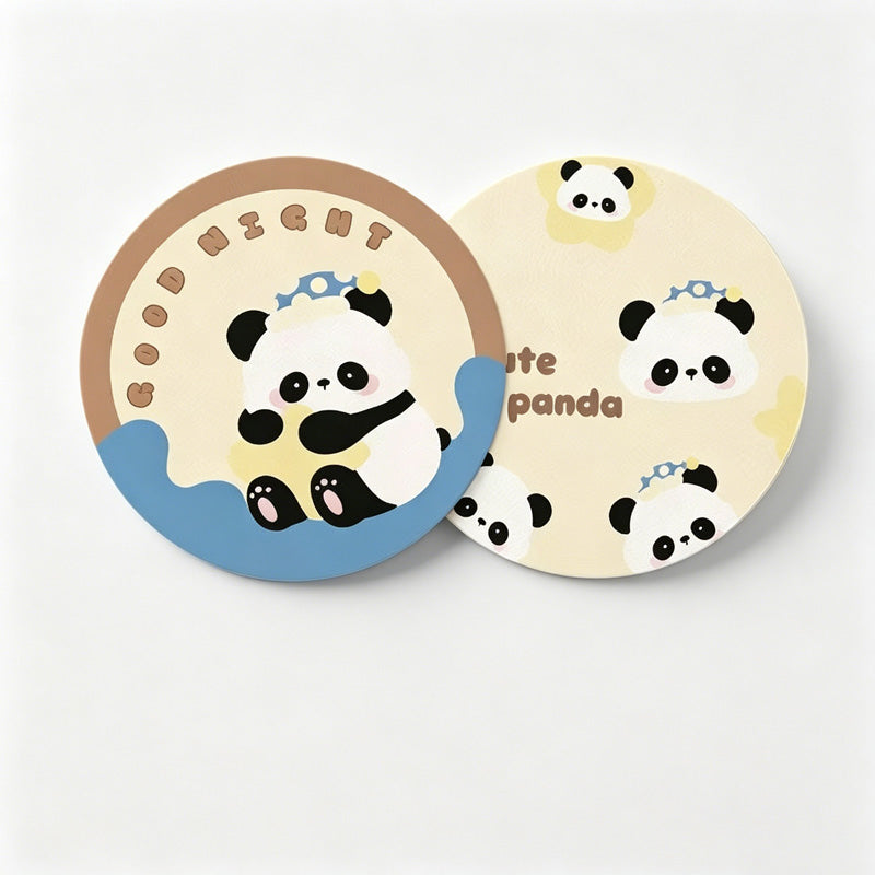Round Car Coaster 2PCS Set
