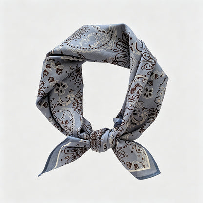 Floral Porcelain Print Bandana