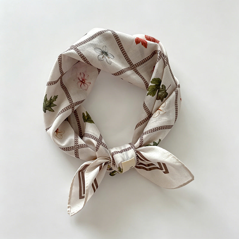 Little Flower Print Bandana