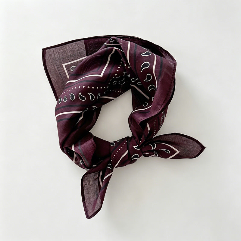 Leopard Paisley Print Bandana