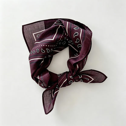 Leopard Paisley Print Bandana