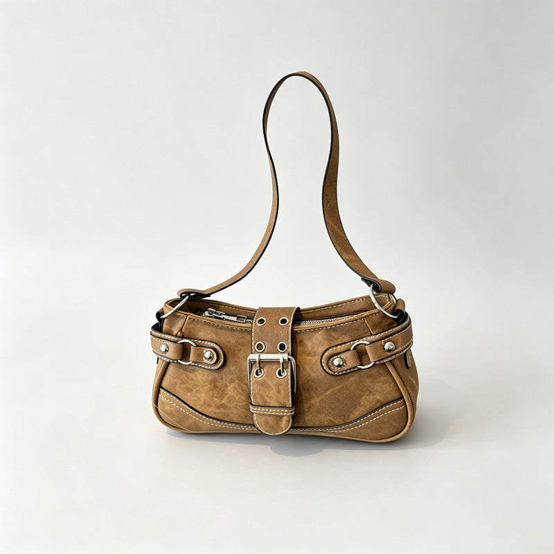 Denim Pocket Shoulder Bag