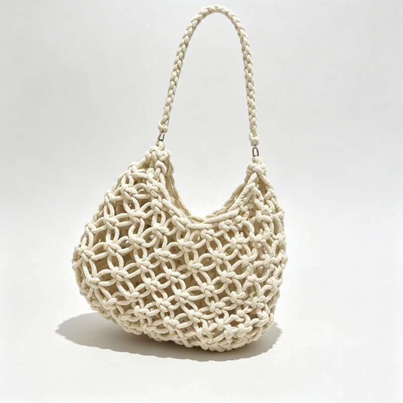 Chunky Knit Hobo Bag
