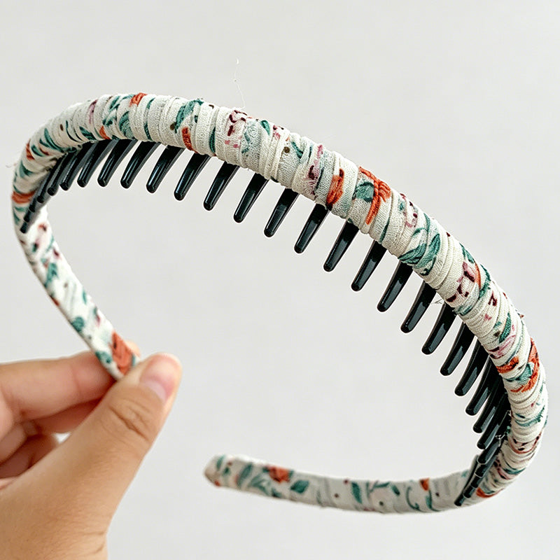 Vintage Floral Non-Slip Fabric Headband