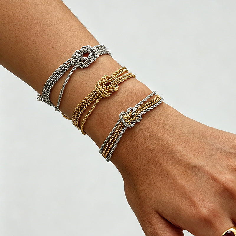 Aesthetic Modern Robust Polished Link Bracelet