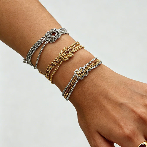 Aesthetic Modern Robust Polished Link Bracelet
