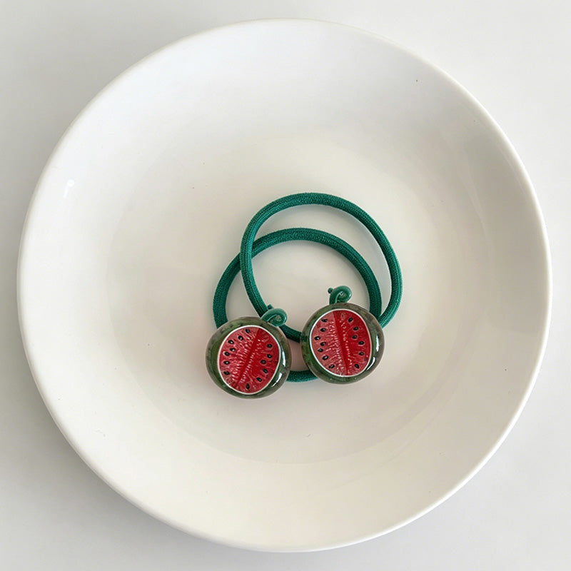 2 Colorful Jelly Hair Tie