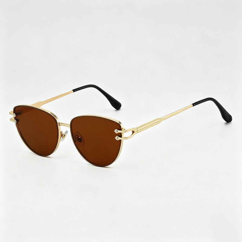 Polygon Trendy Minimalist Metal Fashion Sunglasses