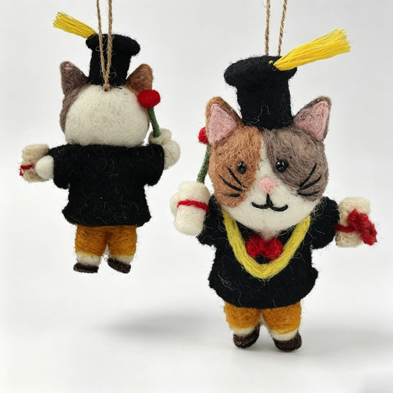 Graduation Plush Keychain