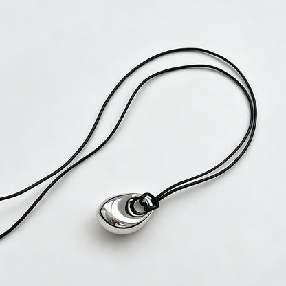 Geometric Bean Necklace