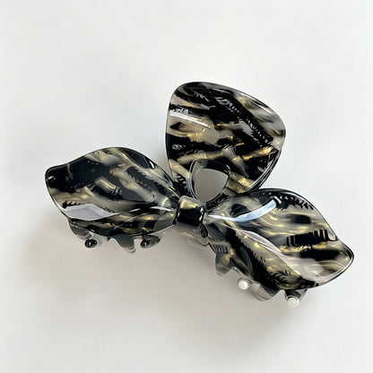 Marbled Acetate Butterfly Hair Claw Clip