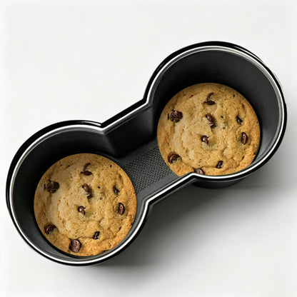 Cookie Shape Round Car Coaster