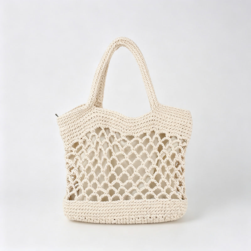 Macrame Mesh Tote Bag