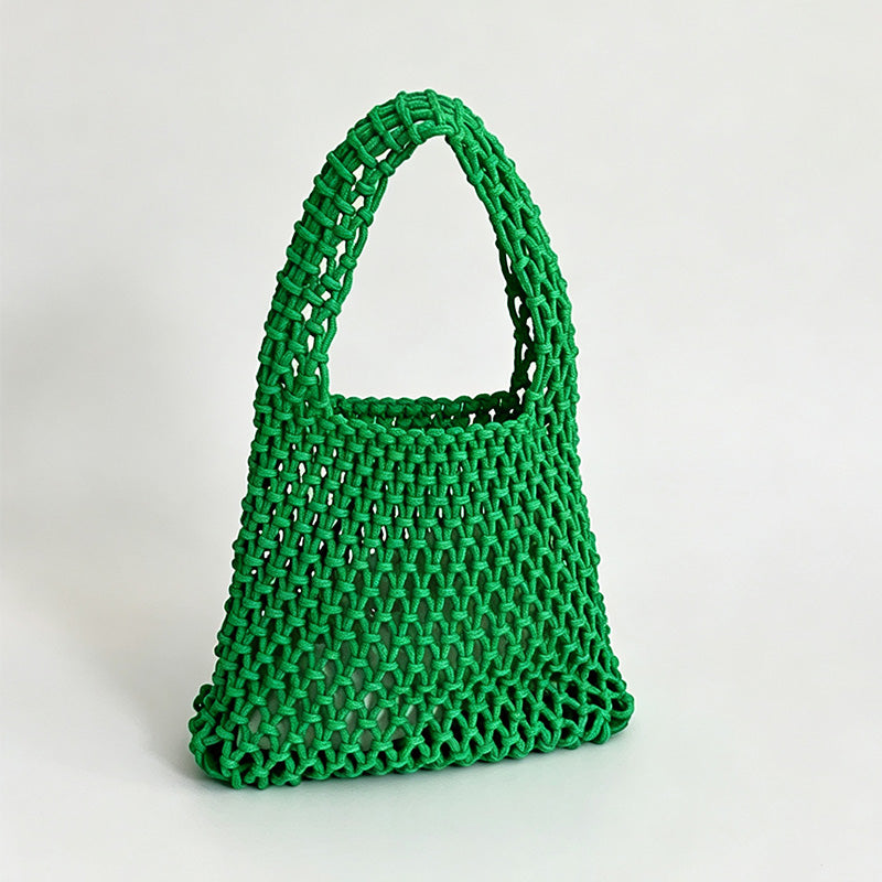 Mesh Knit Tote Bag