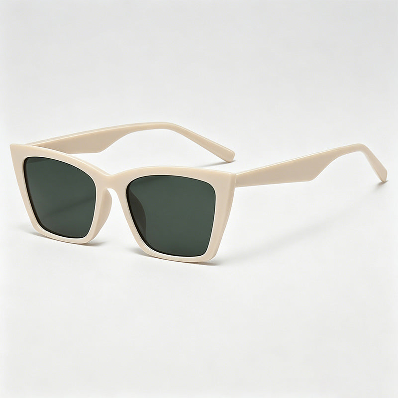 Cat Eye Square Punk PC TAC Protective Sunglasses