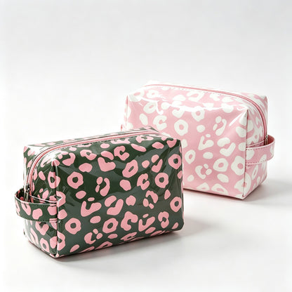 Floral PVC Cosmetic Bag
