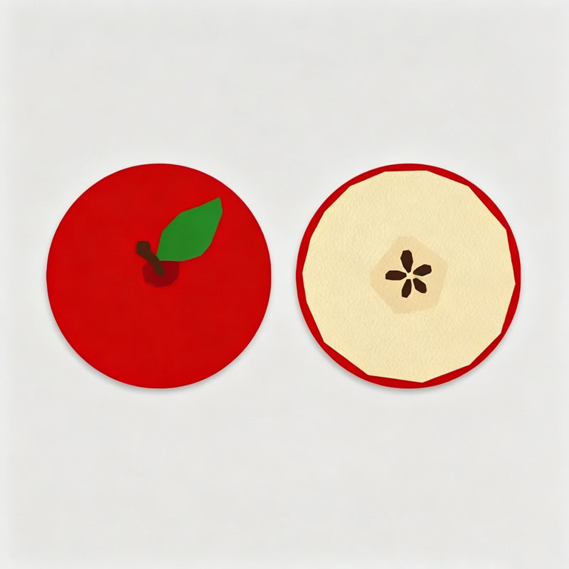 Fruit Print Car Cup Coaster