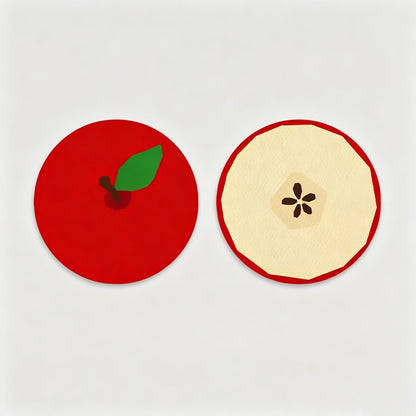 Fruit Print Car Cup Coaster
