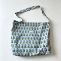 Artistic Retro Print Cotton Crossbody Bag