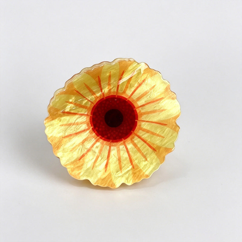 Flower Hair Claw Clips