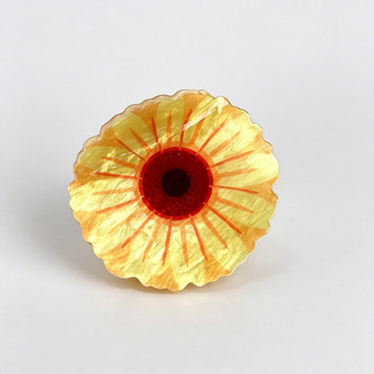 Flower Hair Claw Clips