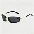 Rimless Square Candy Fashion Chic Sunglasses