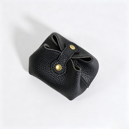 Mini Pebbled PU Snap Coin Purse