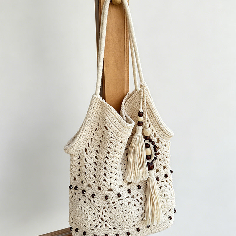 Open Weave Shoulder Bag