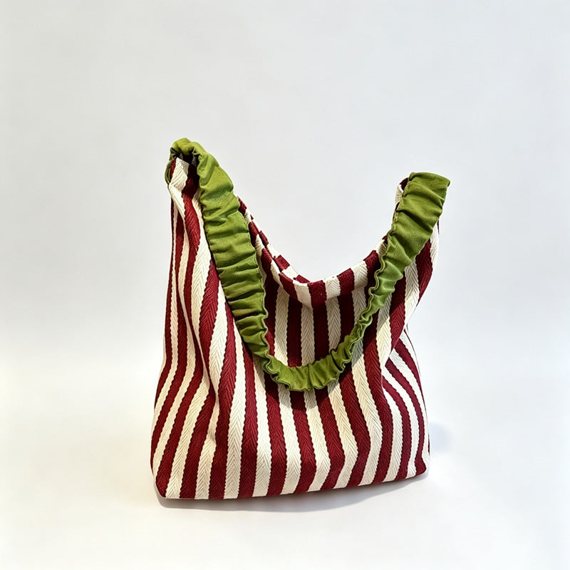 Striped Rope Tote Bag