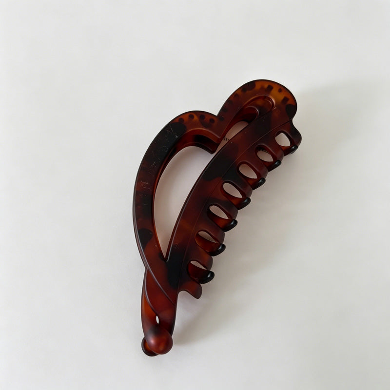 Irregular Heart Banana Hair Claw Clip