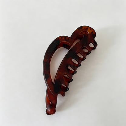 Irregular Heart Banana Hair Claw Clip