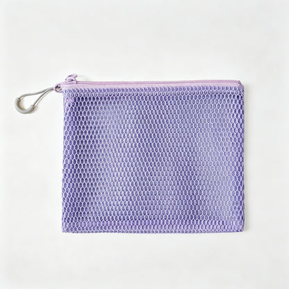 Mesh Zipper Storage Pouch