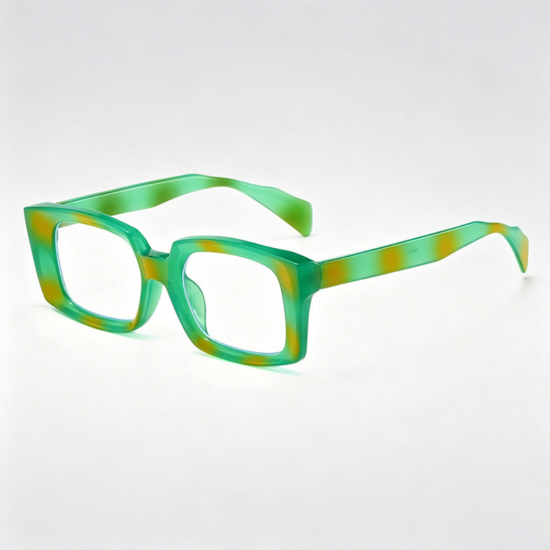 Retro Thick Square Frame Sunglasses