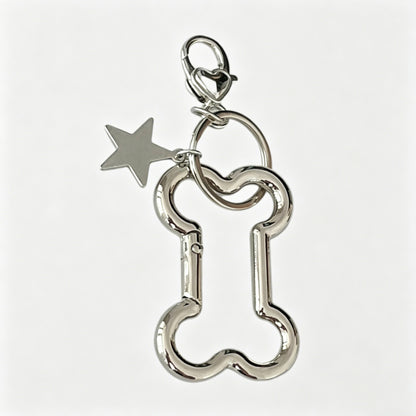 Bone Shape Keychain Bag Charm