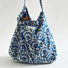 Navy Flower / One Size