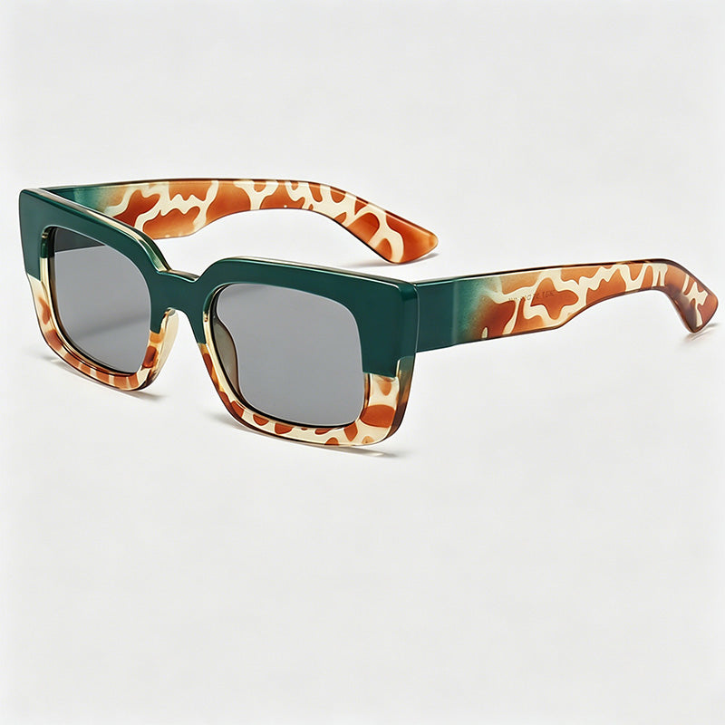 Vintage Thick Square Frame Trendy Sunglasses