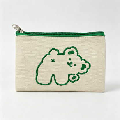Bear Zipper Mini Pouch