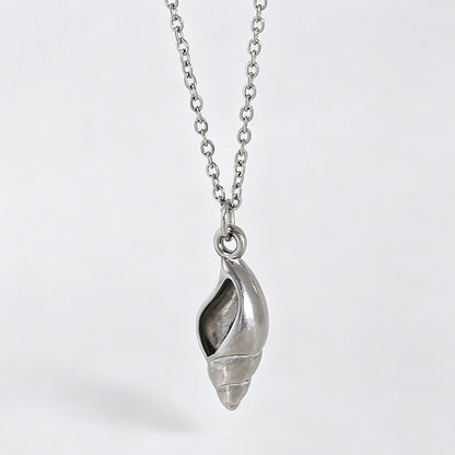 Ocean Beach Series Starfish Shell Stainless Necklace
