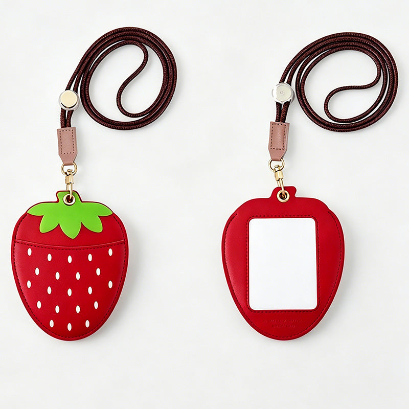 Lovely Cartoon Fruit Shaped PU Card Holder