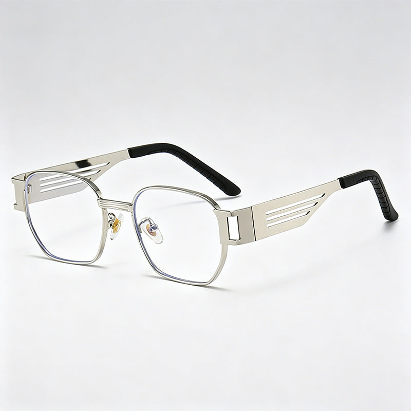 Vintage Hollow Metal Square Sunglasses