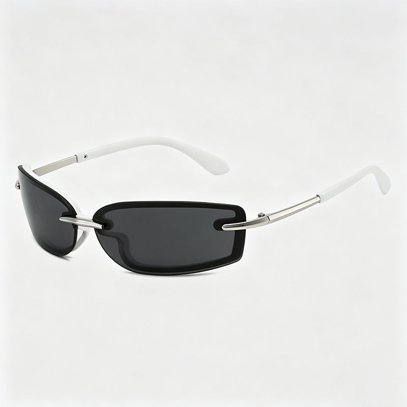 Rimless Square Candy Fashion Chic Sunglasses