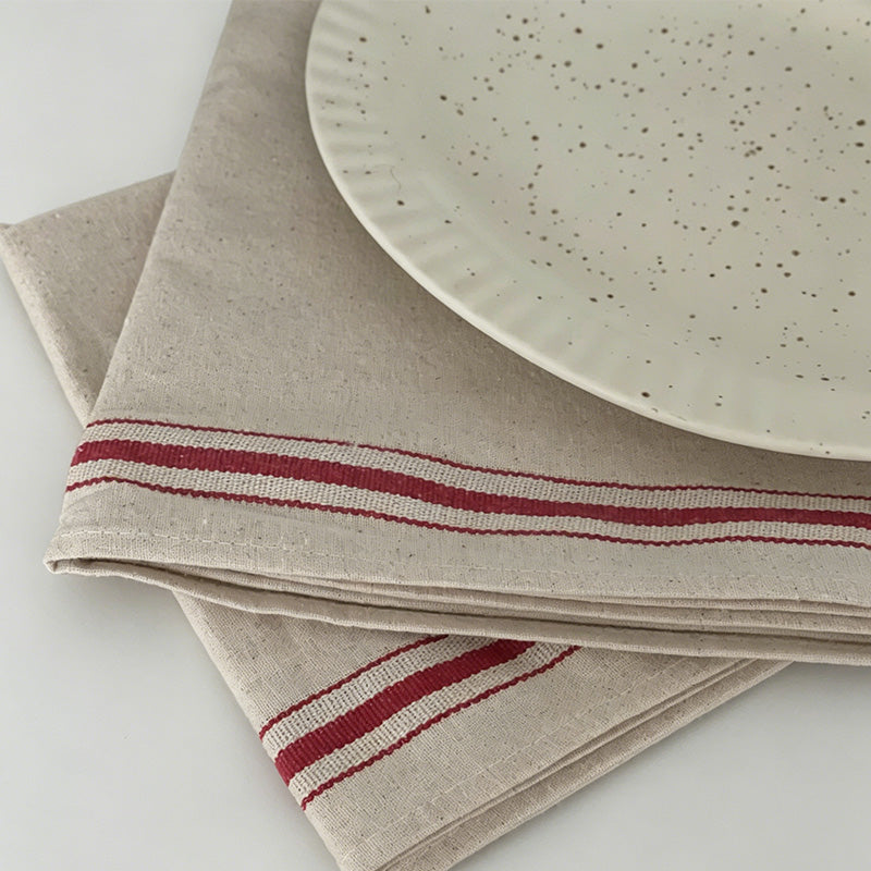 Boho Premium Modern Retro Striped Cotton Placemat