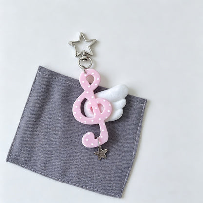 Musical Star Keychain