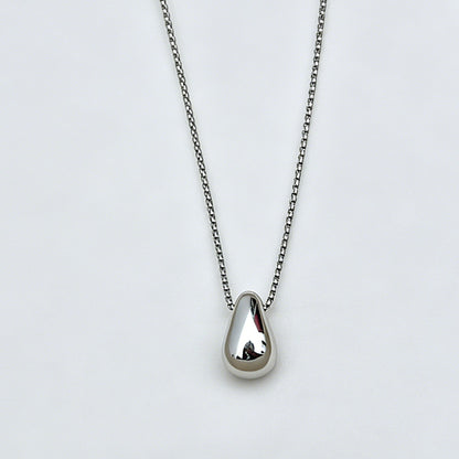 Modern Elegant Water Drop Titanium Steel Necklace