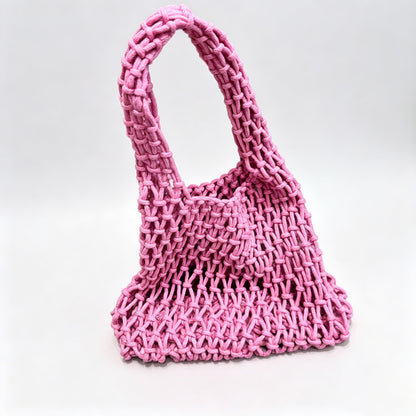 Mesh Knit Tote Bag