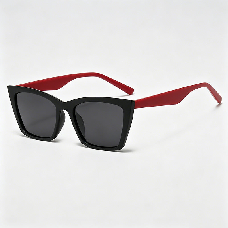 Cat Eye Square Punk PC TAC Protective Sunglasses