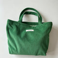 Minimalist Cotton Hollow Flower Shoulder Tote Handbag
